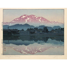 吉田博: At Itoigawa in the Morning (Itoigawa nite: Asa) - Scholten Japanese Art