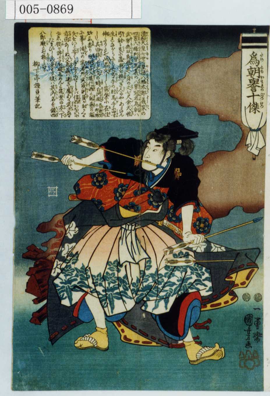 Utagawa Kuniyoshi: 「為朝誉十傑」 - Waseda University Theatre 