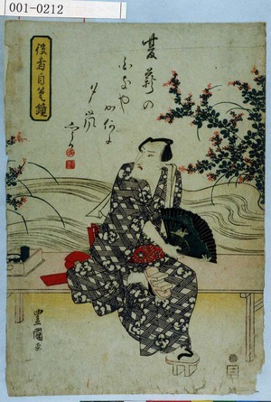 Utagawa Toyokuni I: 「役者自筆鏡」 - Waseda University Theatre Museum