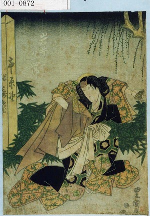 Utagawa Toyokuni I: 「岩井半四郎」 - Waseda University Theatre Museum