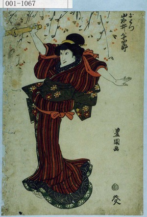 Utagawa Toyokuni I: 「おはつ 岩井半四郎」 - Waseda University Theatre Museum