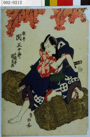 Utagawa Kunisada: 「☆平 関三十郎」 - Waseda University Theatre Museum