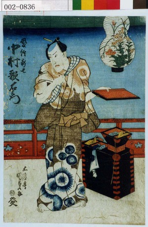 Japanese Print "「髪結新七 中村歌右衛門」" by Utagawa Kunisada, 歌川国貞 (国貞〈1〉)