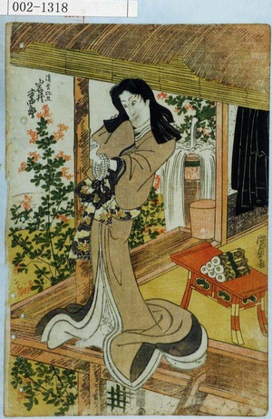 Utagawa Kunisada: 「清玄比丘 岩井半四郎」 - Waseda University Theatre Museum