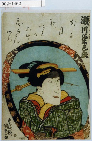 Utagawa Kunisada: 「[] 瀬川菊之丞」 - Waseda University Theatre Museum