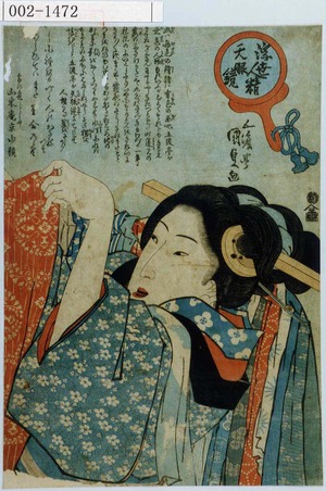 Utagawa Kunisada, 歌川国貞 (国貞〈1〉)による浮世絵「「浮世人精天眼鏡」」