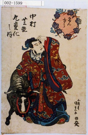 Utagawa Kunisada: 「中村芝翫 九変化之内」「けんぎう」 - Waseda University Theatre Museum