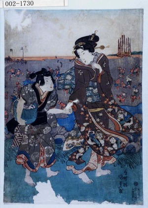 Estampe japonaise sans titre par Utagawa Kunisada, 歌川国貞 (国貞〈1〉)