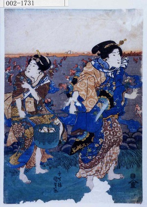 Estampe japonaise sans titre par Utagawa Kunisada, 歌川国貞 (国貞〈1〉)