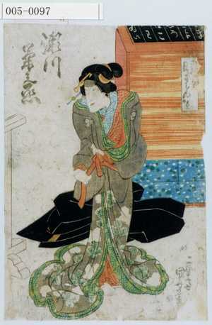 Utagawa Kuniyoshi: 「瀬川菊之丞」 - Waseda University Theatre Museum