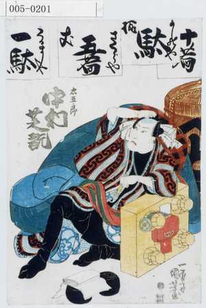 Utagawa Kuniyoshi: 「忠五郎 中村芝翫」 - Waseda University Theatre Museum