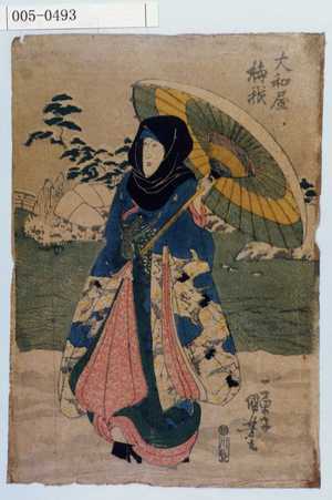 Utagawa Kuniyoshi: 「大和屋梅我」 - Waseda University Theatre Museum