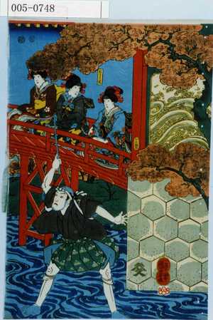 Japanese Print "「こし元」" by Utagawa Kuniyoshi, 歌川国芳 (国芳)