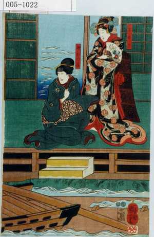 Utagawa Kuniyoshi: 「みゆき」「母おつね」 - Waseda University Theatre Museum