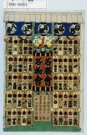 Utagawa Kunisada: 「江戸の花名勝会」 - Waseda University Theatre Museum