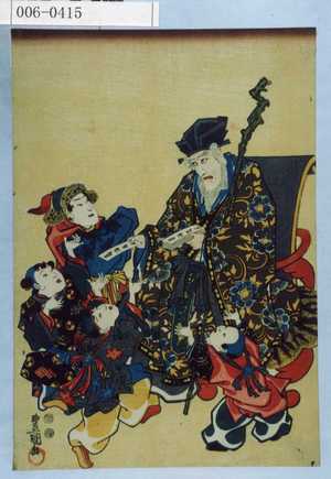 Untitled Japanese Print by Utagawa Toyokuni III, 歌川豊国〈3〉 (豊国〈3〉)