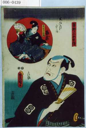 Utagawa Kunisada: 「笹野三五兵衛」「千嶋千太郎」 - Waseda University Theatre Museum