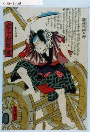 Utagawa Kunisada: 「当千金男鏡」「翻蝶丸綱五郎」 - Waseda University Theatre Museum