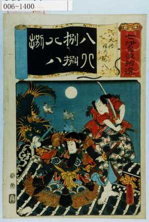 Utagawa Kunisada: 「七伊呂波拾遺」「八犬伝 信乃現八」 - Waseda University Theatre Museum