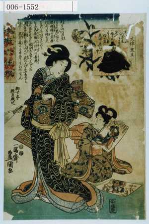 Utagawa Kunisada: 「模擬六佳撰」 - Waseda University Theatre Museum