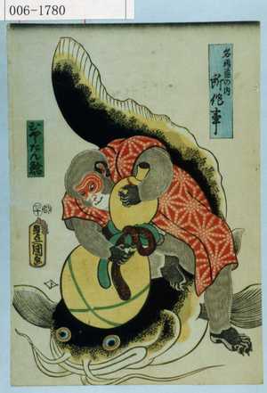 Utagawa Kunisada: 「名画尽の内所作事」「ひやうたん鯰」 - Waseda University Theatre Museum