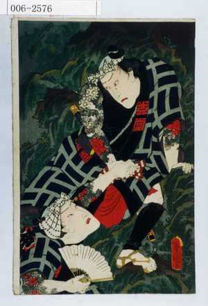 Unbetitelter japanischer Druck von Utagawa Toyokuni III, 歌川豊国〈3〉 (豊国〈3〉)