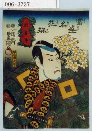 Japanese Print "「当盛名花撰」「奴妻平」" by Utagawa Toyokuni III, 歌川豊国〈3〉 (豊国〈3〉)