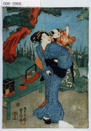 Utagawa Toyokuni III, 歌川豊国〈3〉 (豊国〈3〉)による無題の浮世絵