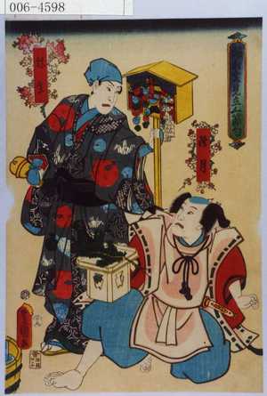 Utagawa Kunisada: 「踊形容見立五節句」「睦月」「弥生」 - Waseda University Theatre Museum