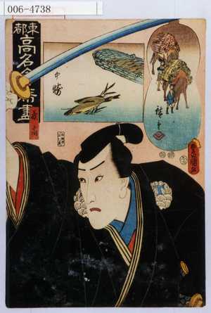 Utagawa Kunisada: 「東都高名会席尽」「義高」 - Waseda University Theatre Museum
