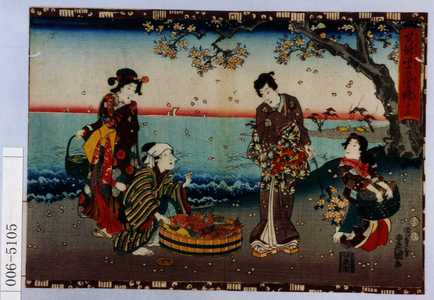 Utagawa Kunisada: 「其姿紫の写絵 十三」 - Waseda University Theatre Museum