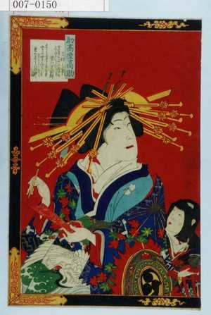 Toyohara Kunichika: 「助高屋高助」 - Waseda University Theatre Museum