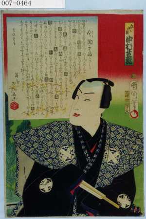 Toyohara Kunichika: 「五代目 中村芝翫」 - Waseda University Theatre Museum