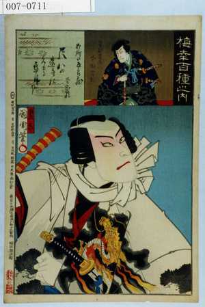 Toyohara Kunichika: 「梅幸百種之内」 - Waseda University Theatre Museum