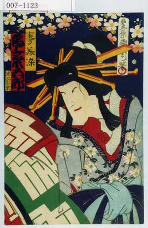 Japanese Print "「寿美染 尾上菊五郎」" by Toyohara Kunichika, 豊原国周 (国周)