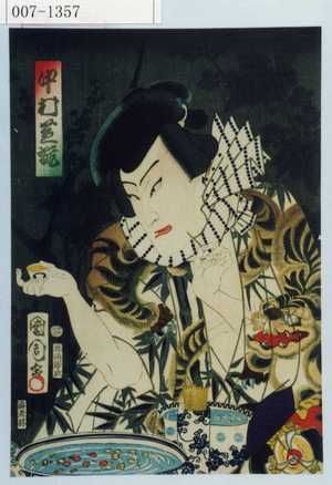 Toyohara Kunichika: 「中村芝翫」 - Waseda University Theatre Museum