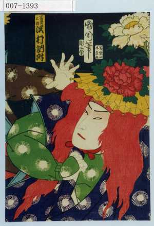 Toyohara Kunichika: 「富貴三郎 沢村訥升」 - Waseda University Theatre Museum