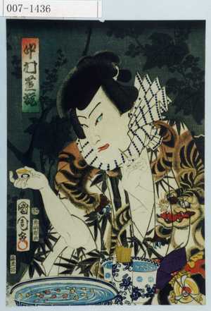 Toyohara Kunichika: 「中村芝翫」 - Waseda University Theatre Museum