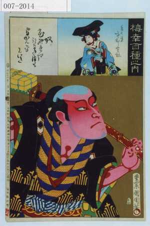 Toyohara Kunichika: 「梅幸百種之内」「奴」「葛の葉 中むら芝翫」 - Waseda University Theatre Museum