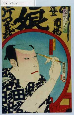 Toyohara Kunichika: 「当世形俗衣揃」「楽屋 片岡我童」 - Waseda University Theatre Museum