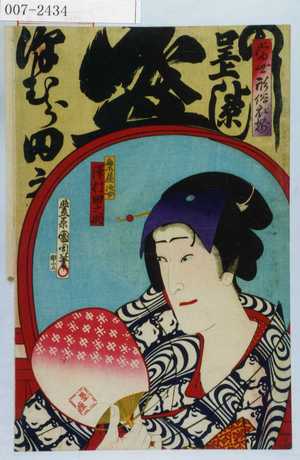 Toyohara Kunichika: 「当世形俗衣揃」「楽屋姿 沢村田之助」 - Waseda University Theatre Museum