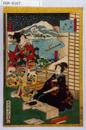 Utagawa Kunisada II: 「女粧三十六音☆」「美婦の歌よみ」 - Waseda University Theatre Museum