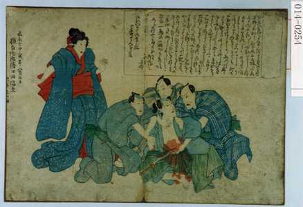 Unknown: 「嘉永七甲寅年八月六日 猿白院成清日田信士 行年三十二才」 - Waseda University Theatre Museum