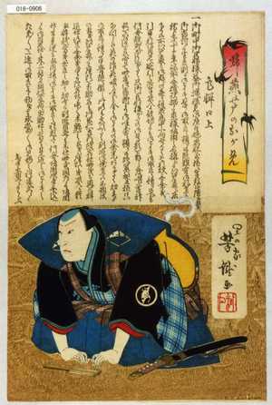 Utagawa Yoshitaki: 「帰燕芦のながめ」 - Waseda University Theatre Museum