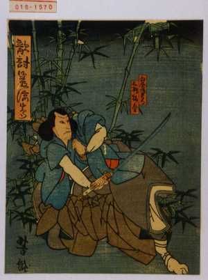 Utagawa Yoshitaki: 「敵討巌流嶋」「白倉伝五右衛門」「三桝梅舎」 - Waseda University Theatre Museum