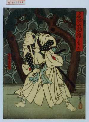 Utagawa Hirosada: 「亀山物語 巻ノ六」「石井源蔵」 - Waseda University Theatre Museum