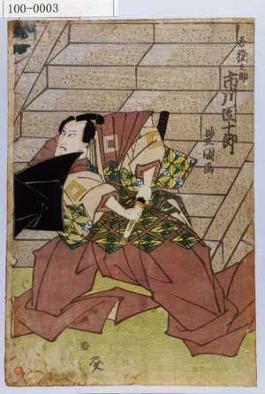 Utagawa Toyokuni I: 「若狭之助 市川団十郎」 - Waseda University Theatre Museum