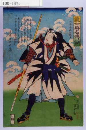 Utagawa Kunisada II: 「義士英名伝之内」「矢頭与茂七教兼」 - Waseda University Theatre Museum