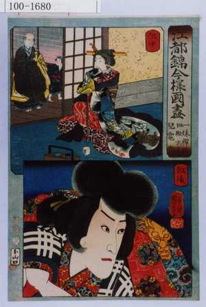 Utagawa Kuniyoshi: 「江都錦今様国尽」「一休禅師 地獄太夫 児雷也」「越中」「越後」 - Waseda University Theatre Museum