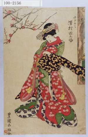 Utagawa Toyokuni I: 「小ざくら 沢村田之助」 - Waseda University Theatre Museum